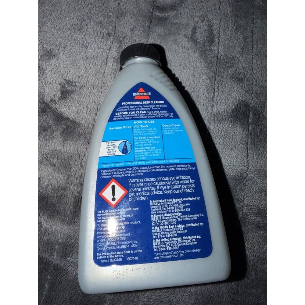 Bissell Professional Upright Deep Cleaning Machine Formula 8 oz. Unopened